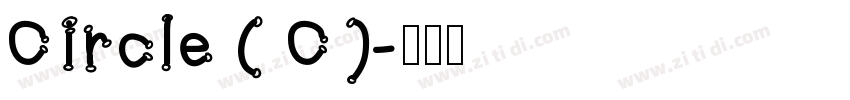 Circle ( C )字体转换